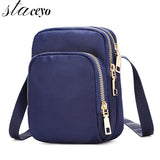 Women Crossbody Shoulder Bag Zipper Handbag Wrist Purse