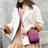 Women Crossbody Shoulder Bag Zipper Handbag Wrist Purse