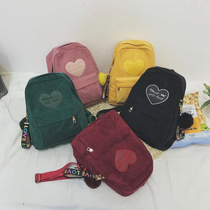 Girls Small Backpacks Feminine Packbag Teenagers Women Backpack
