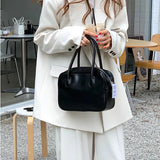 Retro Oil Wax Leather Crossbody Bag for Women