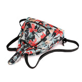 Women Drawstring Bag Backpack Durable School Backpack Portable Foldable Bag