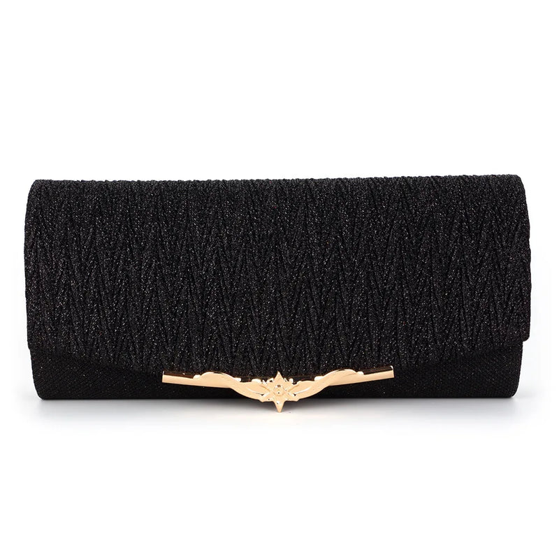 Glitter Evening Bag Wedding Clutch Handbag Chain Shoulder Bag