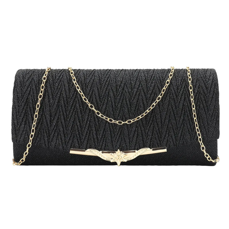 Glitter Shoulder Bag for Party Banquet Prom - Large Capacity Purse