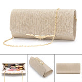 Glitter Shoulder Bag for Party Banquet Prom - Large Capacity Purse