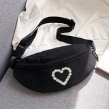 Daisy Printed Fanny Pack Chest Bag Outdoor Sports Satchel