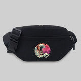 Cute Cat Pattern Fanny Pack Shoulder Bag for Travel Outdoor Sports