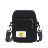 Women Corduroy Messenger Bag Multi-layer Shoulder Crossbody Shopper Handbag