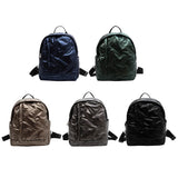 Waterproof Solid Color Female Backpack for Students
