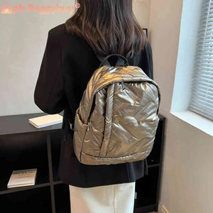 Waterproof Quilted Backpack for Women