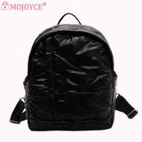 Waterproof School Backpack for Women Students Quilted Zipper Casual Bag