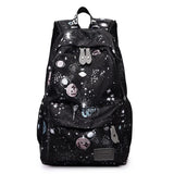 Women Galaxy Dream Backpack Teenager Girls Shoulder Bags Waterproof Travel Bag