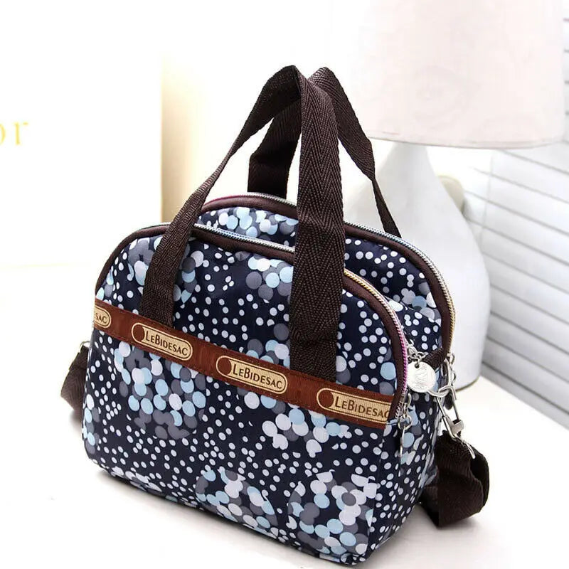 Waterproof Nylon Shoulder Bag Travel Tote Purse Shopping Bags