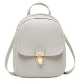 Women Mini Backpack Leather Shoulder School Rucksack Ladies Travel Bag
