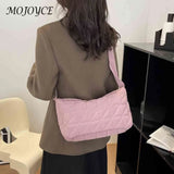 Cotton Padded Crossbody Handbag for Autumn And Winter