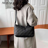 Cotton Padded Crossbody Handbag for Autumn And Winter