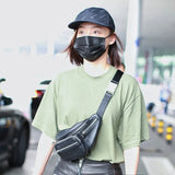 Faux Leather Waist Bag Cell Phone Belt Bag for Women