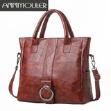 Large Capacity Brown Tote Bag for Women