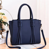 Women Handbag PU Leather Shoulder Bag Large Capacity Tote Bag