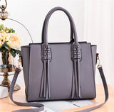 Women Handbag PU Leather Shoulder Bag Large Capacity Tote Bag