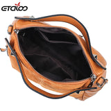 PU Leather Women Bag Large Capacity Tote Bags Big Ladies Shoulder Bag