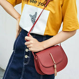 Women Envelope Crossbody Bag PU Leather Shoulder Handbag