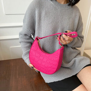 Green Chain Shoulder Pouch Women Handbag