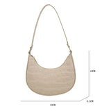 Green Chain Shoulder Bag Women Casual Mini Underarm Tote Pouch