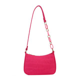 Women Mini Underarm Chain Shoulder Bag Ladies Felt Tote Bag