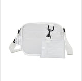 Women Handbag PVC Jelly Clear Tote Crossbody Shoulder Bags