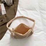 Quilted Women's Commute Bag Nylon Zipper for Autumn Winter