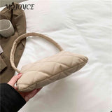 Quilted Women's Commute Bag Nylon Zipper for Autumn Winter