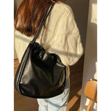 Women Handbags Large Capacity High Tote Solid Commuter Shoulder Bags