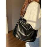 Women Handbags Large Capacity High Tote Solid Commuter Shoulder Bags