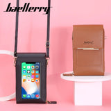 Multifunctional Large Capacity PU Leather Shoulder Bag