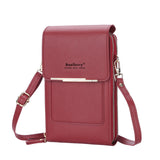 Multifunctional Large Capacity PU Leather Shoulder Bag