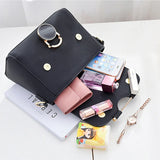 Retro Crossbody Shoulder Bags for Women Totes PU Leather Messenger Bags