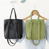 Women PU Leather Bucket Shoulder Bag Composite Bags Soft Purse