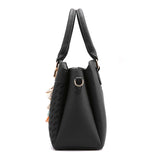 Women Tassel PU Leather Totes Embroidery Crossbody Bag