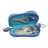 Women Key Wallets Leather Housekeeper Zipper Car Keys Holder Organizer Case