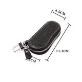 Women Key Wallets Leather Housekeeper Zipper Car Keys Holder Organizer Case