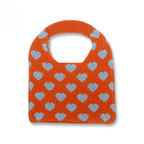 Women Knitted Shoulder Bag Love Large Pouch Tote Heart Accessories Hollow