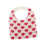Women Knitted Shoulder Bag Love Large Pouch Tote Heart Accessories Hollow