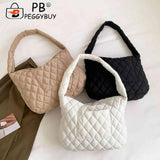 Women Handbag Quilted Crossbody Bag Large Capacity Casual for Autumn Winter