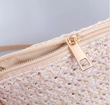 Women Straw Bag Rattan Tote Crossbody Handbag Boho Beach Summer