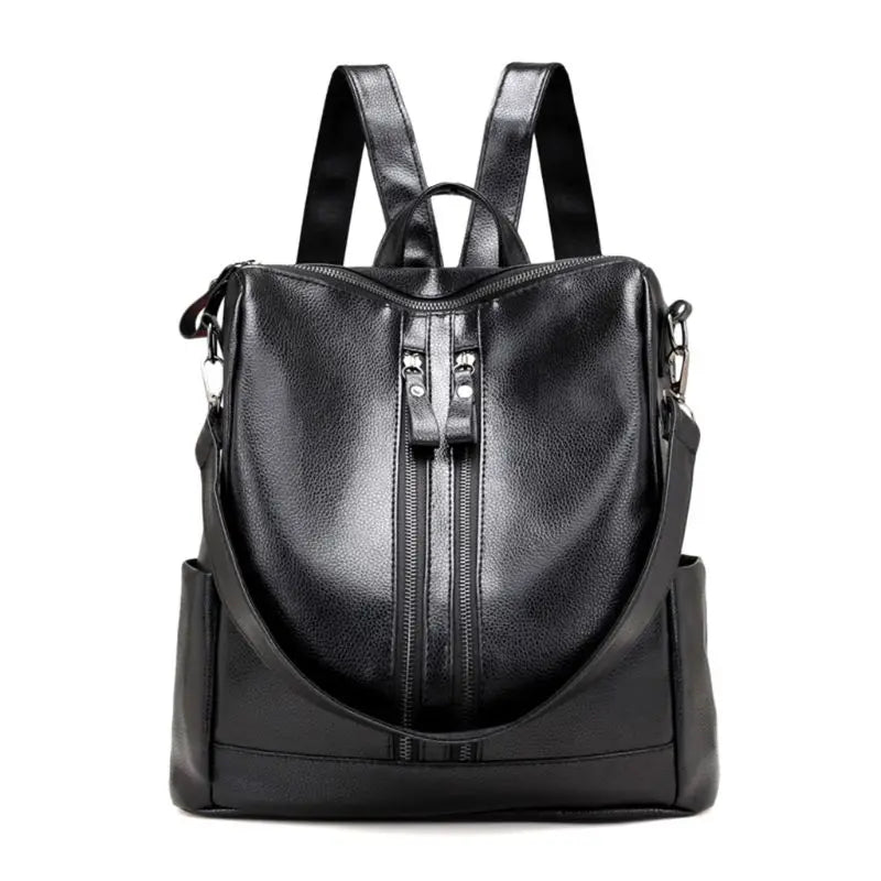 Women Anti-theft Leather Backpack School Travel Handbag