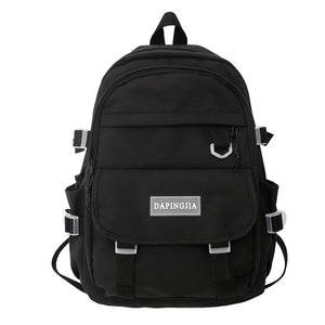 Women Laptop Book Bags Red Travel Waterproof School Bag Ladies Student Backpack