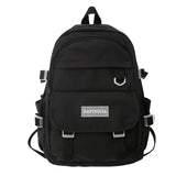 Women Laptop Book Bags Red Travel Waterproof School Bag Ladies Student Backpack