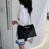 Large Capacity Canvas Shoulder Handbag for Women