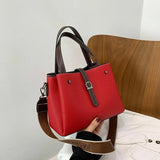 Women Large-capacity Double Compartment Handbag Female Casual Shoulder Bag