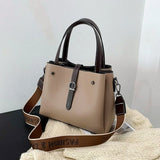 Women Large-capacity Double Compartment Handbag Female Casual Shoulder Bag